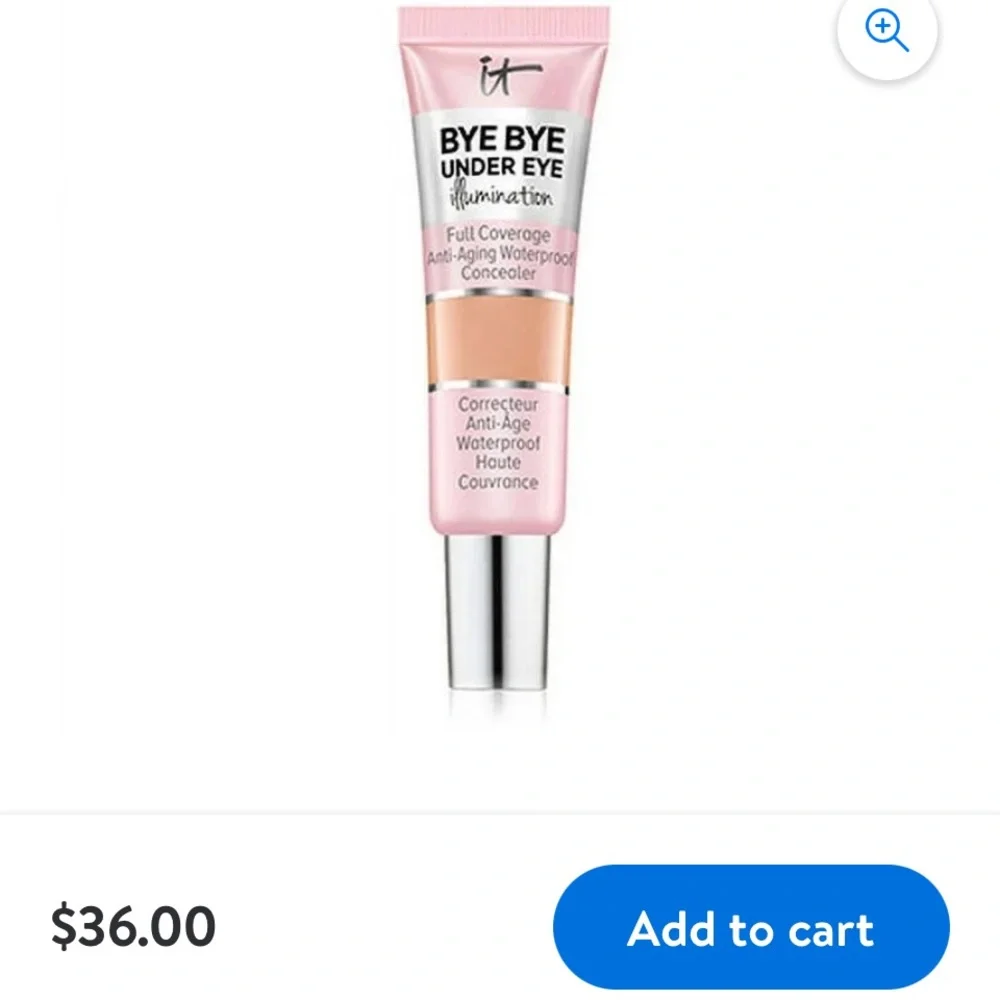 Under eye concealer by IT, illuminating flawless concealer, for full face fresh